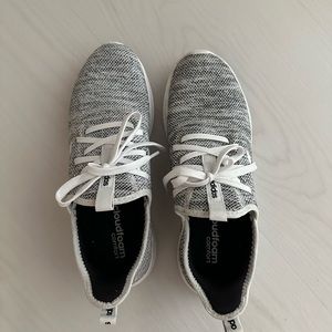 Adidas cloudfoam grey tennis shoes